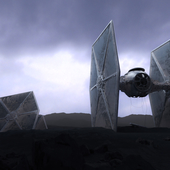 Forgotten tie fighter (StarWars)....