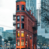 Gooderham building in Canada (сделано по референсу)