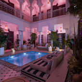 Le Riad Yasmine – MARRAKECH (сделано по фотографии-референсу)