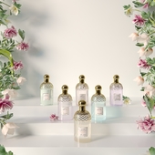 Mock-up GUERLAIN Aqua Allegoria  3dMax, Corona render, PH