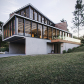 House at sunset