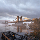 Николаевский цепной мост (Nicholas chain bridge)