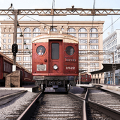 Pacific Electric Red Car (сделано по референсу)