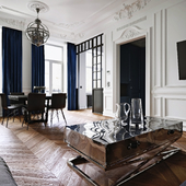 Parisian style interior (сделано по референсу)