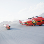 Burt Munro INDIAN SCOUT modeling