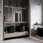 Black_bathroom _Porcelanosa_spain (сделано по референсу)