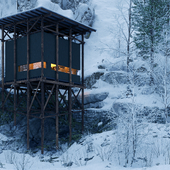 ZINC MINE GRUVEKAFE by Peter Zumthor