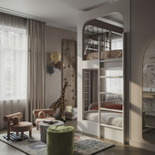 3D visualization of a children's room