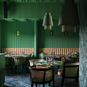 Restaurant Interior Vizualization (сделано по референсу)