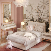 Girls' Nursery - Rose Gold - 360° Panorama