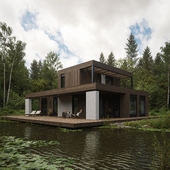 CGI: Guest House by the river