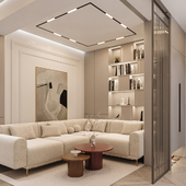 Neoclassic Holl+Kitchen Interior Design