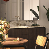 Apartment in Warsaw (визуализации выполнены по референсу)