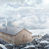 Berghütte und ein Biwak - Аnimation