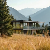 A house in the mountains