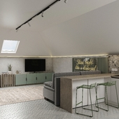 студия в стиле лофт.