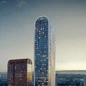 3д визуализация жилого комплекса Voice