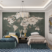 Детская комната для двух мальчиков