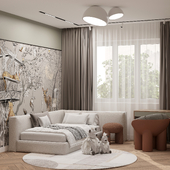 Детская комната для маленькой принцессы из Нефтеюганска