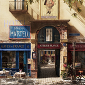 French street (сделано по референсу)