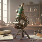Steampunk Microscope