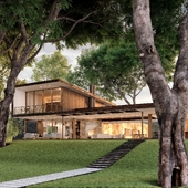 Визуализация дома по референсам