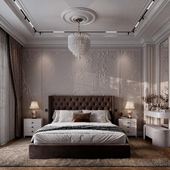 Дизайн интерьера спальни.