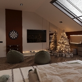 новогодняя детская комната