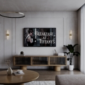 ТВ зона в гостиной