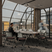 Визуализация офисного пространства (Курск)