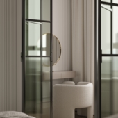 Neoclassic bedroom design