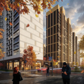 Zeleginskaya concept | Жилой комплекс со стилобатом