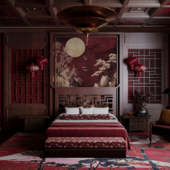 Красный шелк