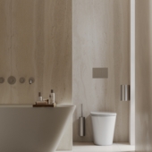 Visualization of a bathroom in a private house