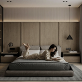 Спальня с гардеробом (сделано по референсу)