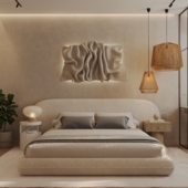 Beige bedroom
