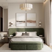 Уютная спальня в современном доме