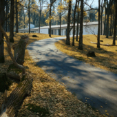 House in forest (сделано по референсу)