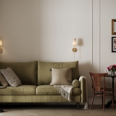 3Д Визуализация студии ЖК Достижение 24м2