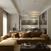 ЖК Акватория кухня гостиная