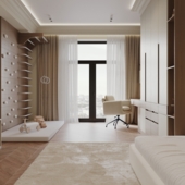 Теплая детская на вырост.