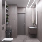 Дизайн-проект ванной комнаты