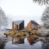 Glamping cabin