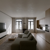 Neutral Atmosphere Living Room