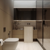 Minimalistic bathroom design