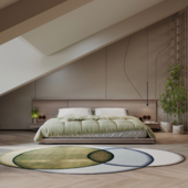 А biophilic-style loft studio