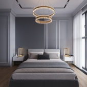 Светильники Donum Fluorite в интерьере спальни
