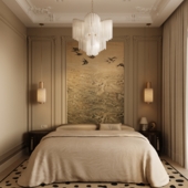 Neoclassical bedroom