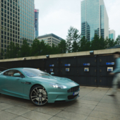 Aston Martin in the city