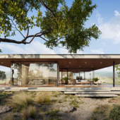 MODERN GLASS HOUSE